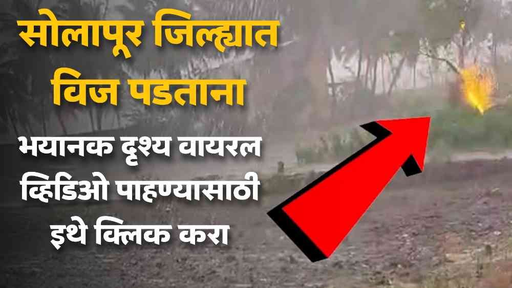 Solapur Rain Viral Video